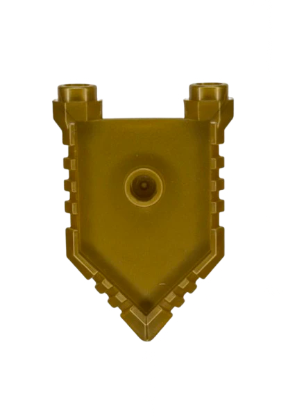 Minifigure, Shield Pentagonal with Grooved Edges, Part# 22408 - Image 2