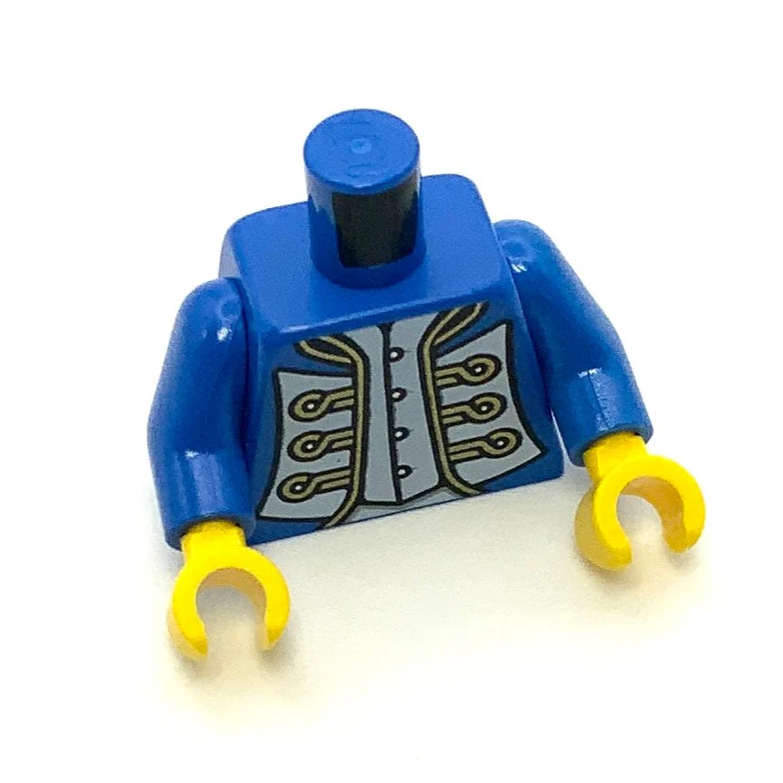 Minifigure Torso Assembly, Blue Imperial Governor Coat, Part# 973pb5293c01