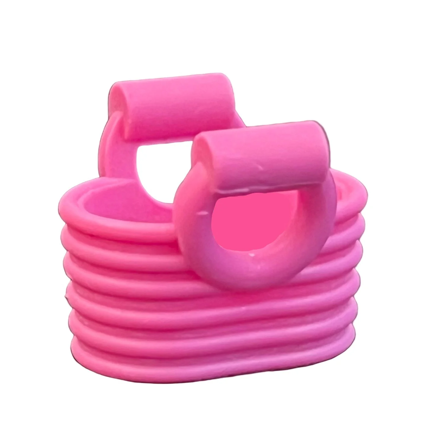 Minifigure, Utensil Basket - Flexible Rubber, Part# 93092 - Image 2