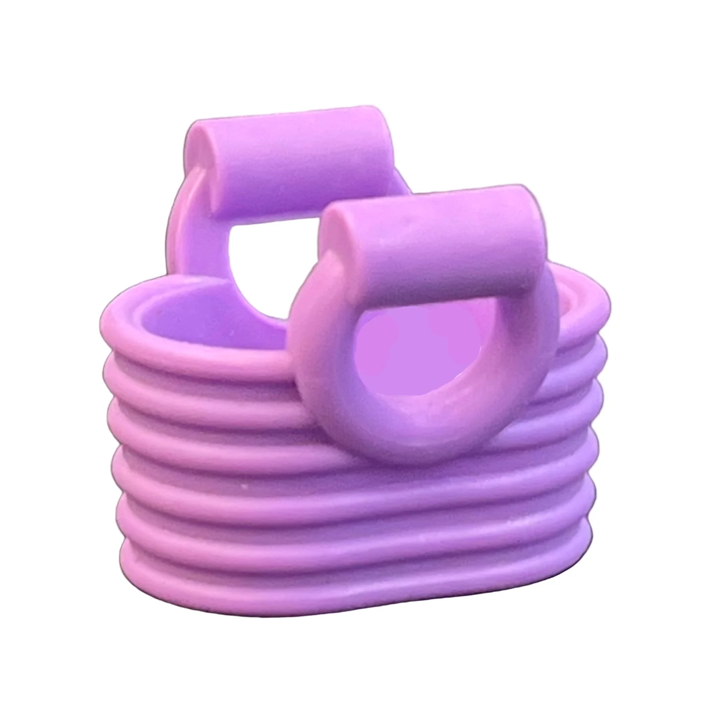Minifigure, Utensil Basket - Flexible Rubber, Part# 93092 - Image 3
