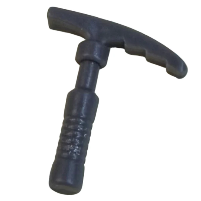 Minifigure Utensil Ice Axe - 6-Rib Handle Part#30193