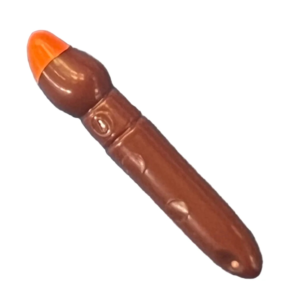 Minifigure, Utensil Paint Brush with Orange Tip Pattern, Part# 93552pb03