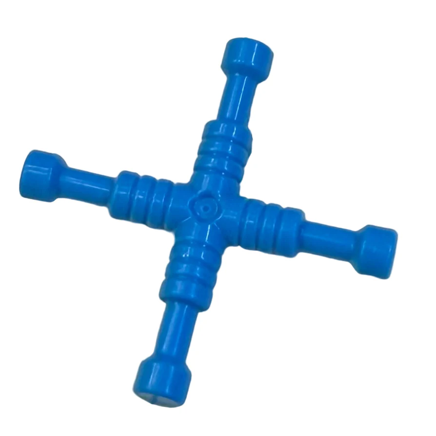 Minifigure Utensil Tool 4-Way Lug Wrench Part#11402d - Image 3