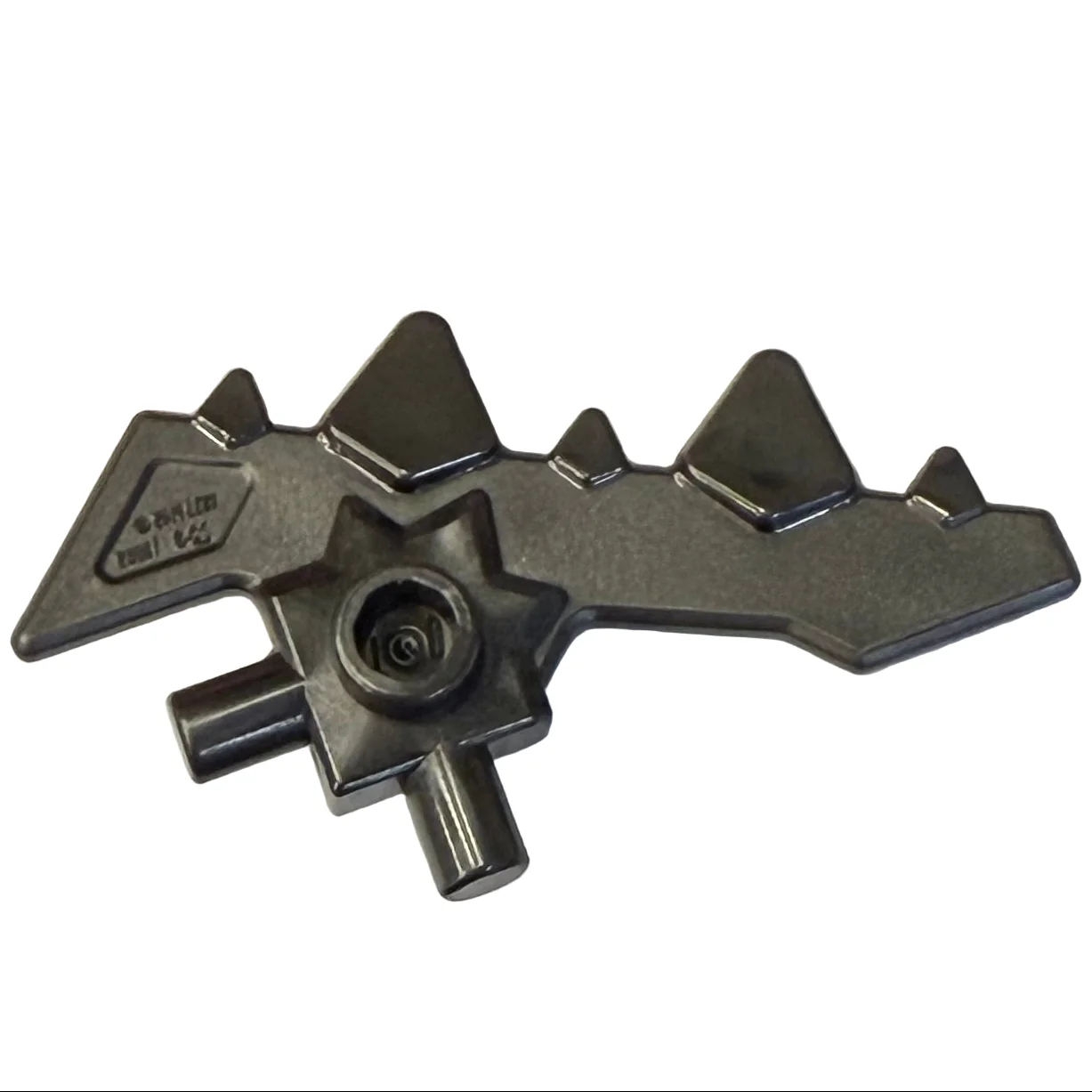 Minifigure, Weapon Blade with Bars and 5 Spikes Part# 23861