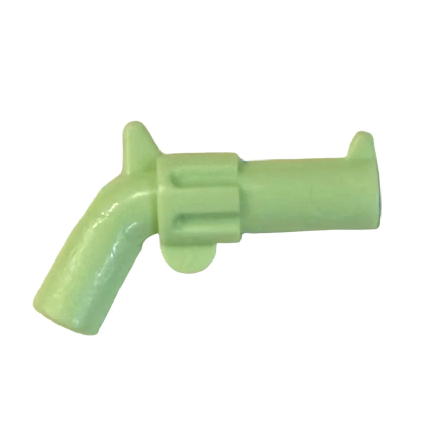 Minifigure Weapon Gun Pistol Revolver - Large Barrel and Solid Handle Part# 30132 - Image 4