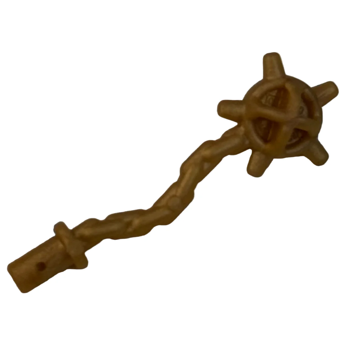 Minifigure, Weapon Spiked Flail / Mace - Flexible Rubber Part# 93787 - Image 2