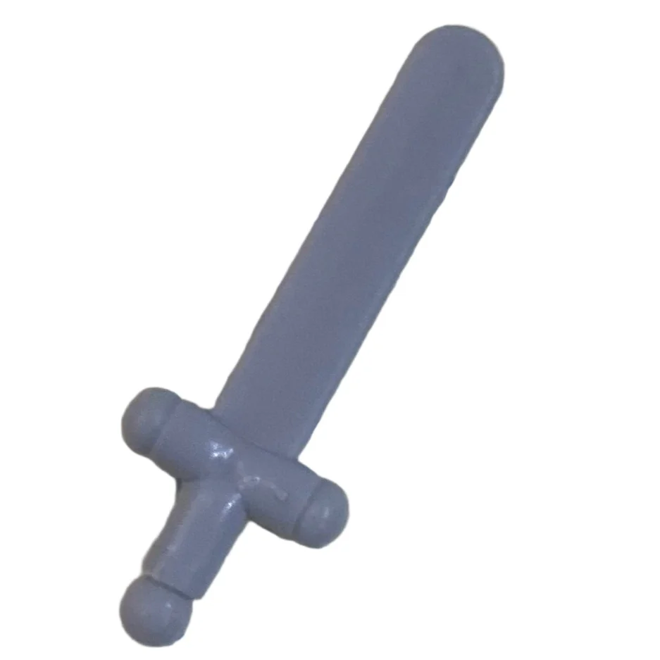 Minifigure, Weapon Sword Shortsword - Polished Rigid ABS, Part #3847a - Image 3