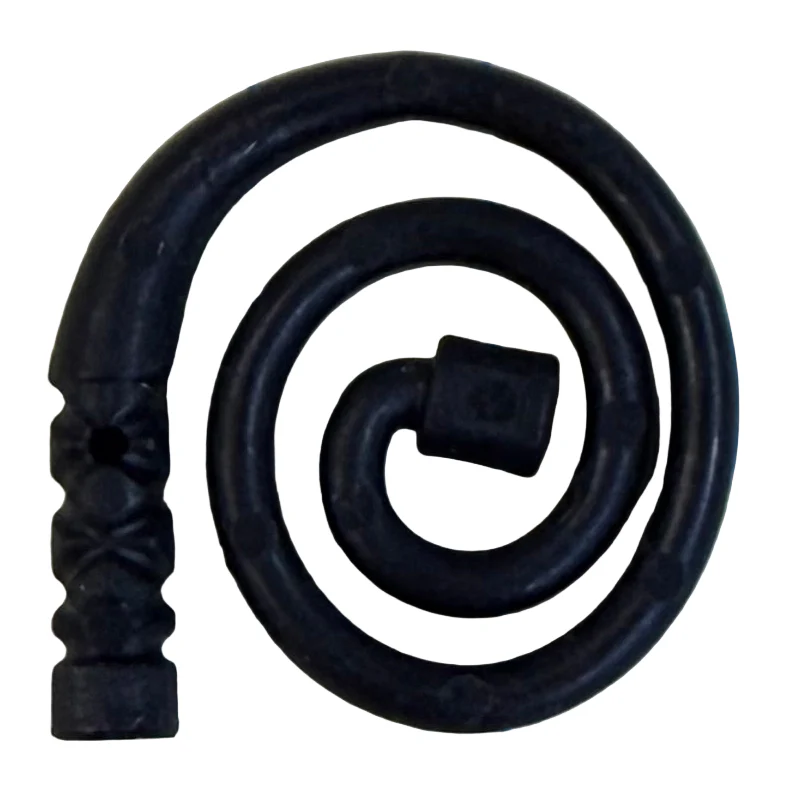 Minifigure Weapon Whip Coiled - 1 Hole, Indented Handle Part# 61975