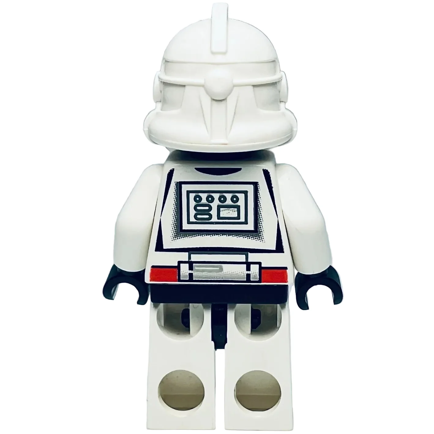 MISPRINT Clone Shock Trooper, Coruscant Guard (Phase 2) - Black Head , sw0091, LEGO® Star Wars Minifigure - Image 3