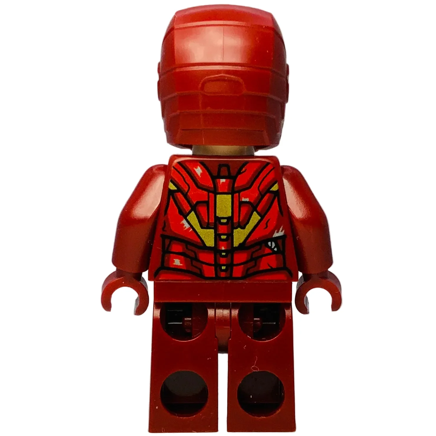 MISPRINT Iron Man - Mark 6 Armor with Battle Damage, sh0923, LEGO® Marvel Minifigure - Image 3