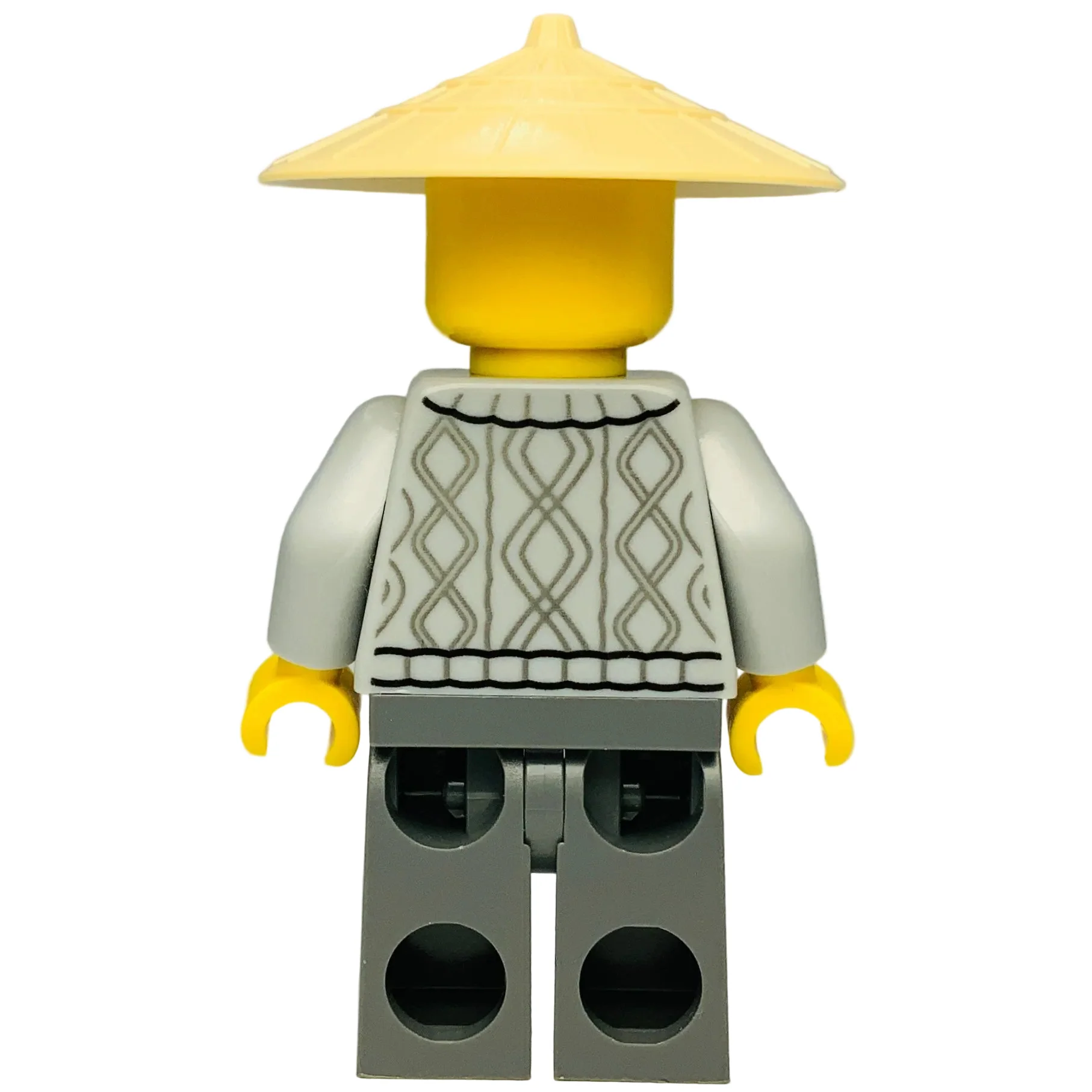 Mystake - Light Bluish Gray Sweater, njo1012 - LEGO® Ninjago Minifigure - Image 3