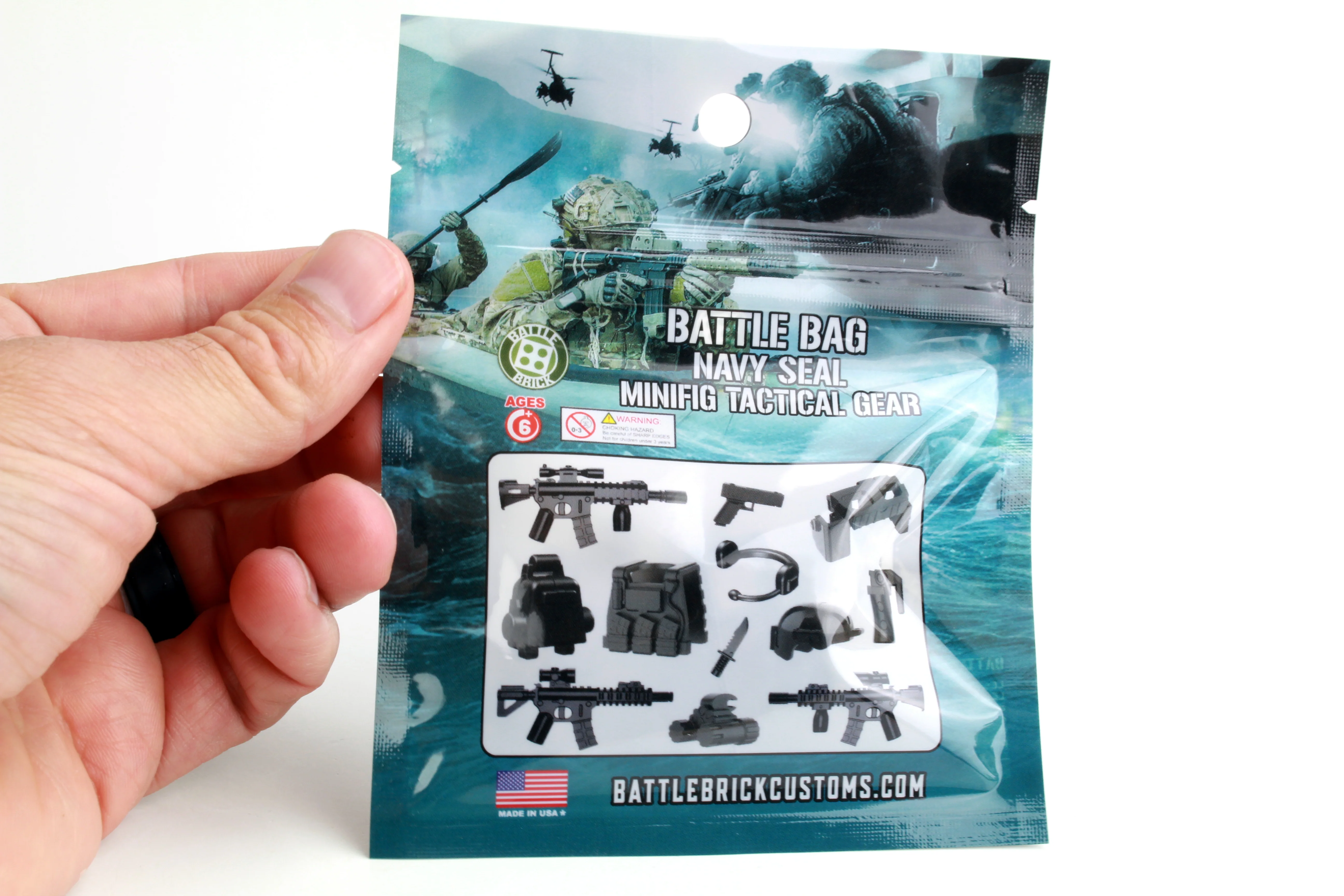 Navy Seal Tactical Gear Pack Custom Minifigure Toy Accessories - Image 2