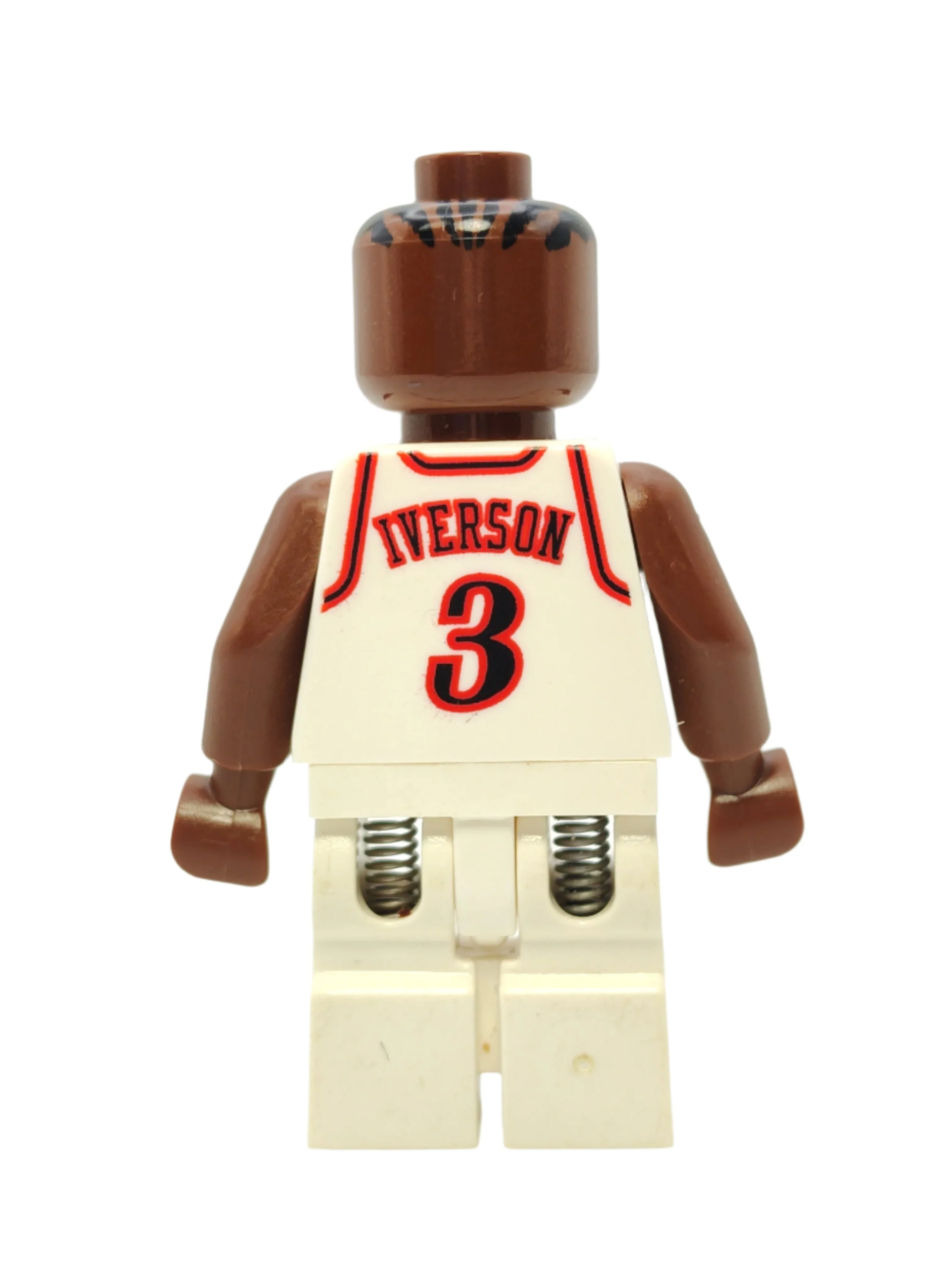 NBA Allen Iverson - Philadelphia 76ers #3 (White Uniform), nba037 - Image 3