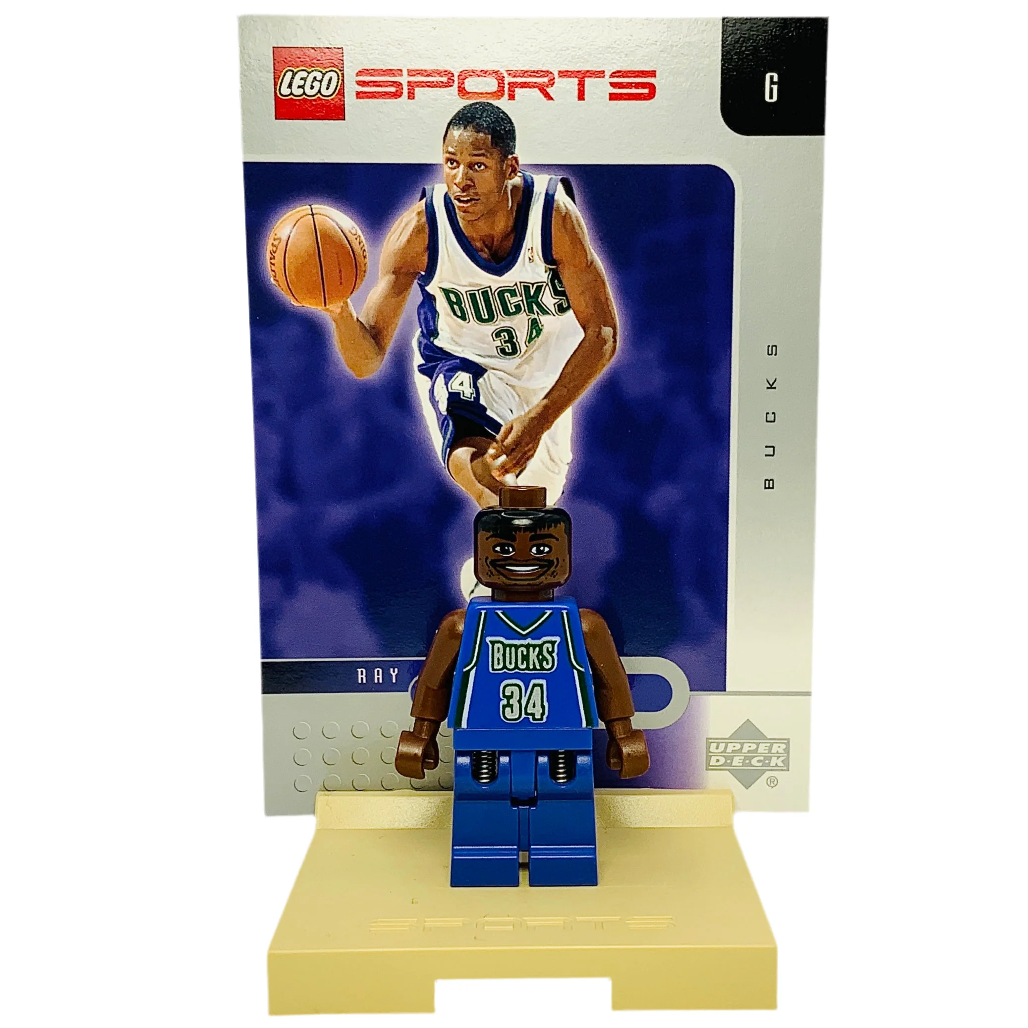 NBA Ray Allen - Milwaukee Bucks #34, nba005 - Image 4
