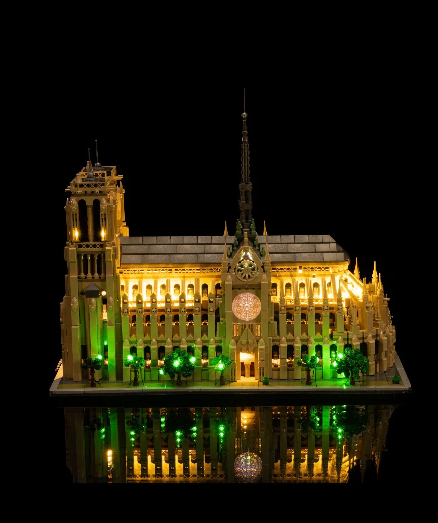 Notre-Dame de Paris 21061 Custom Lighting Kit for LEGO® Set - Image 2