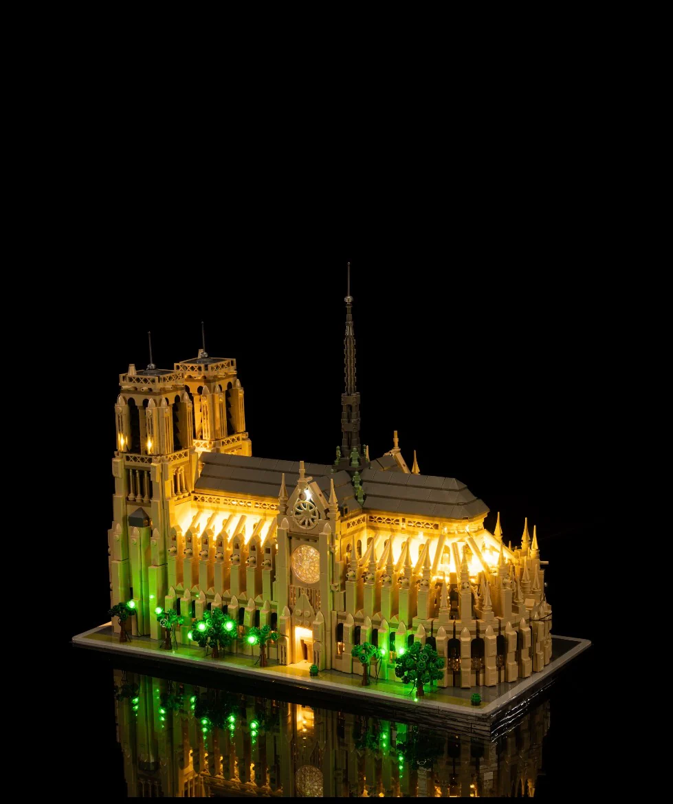 Notre-Dame de Paris 21061 Custom Lighting Kit for LEGO® Set - Image 3