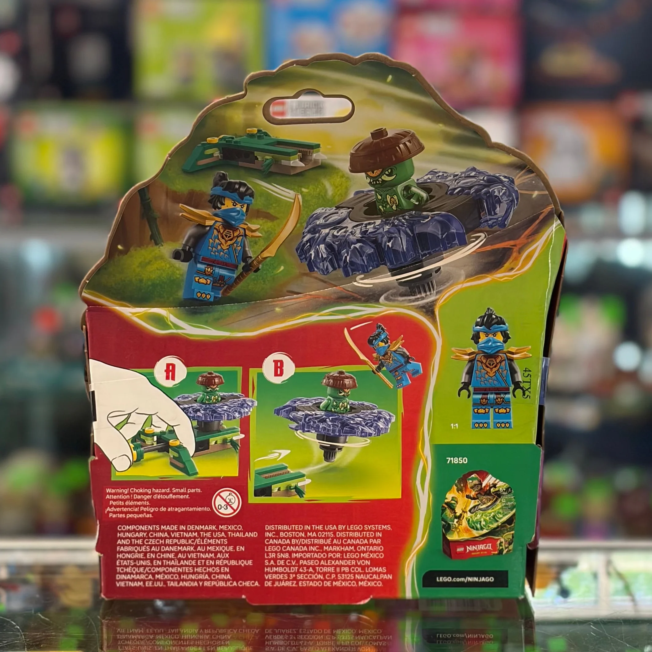 Nya vs. Mutation Monster Spinner, 71849 - LEGO® Ninjago Set - Image 2