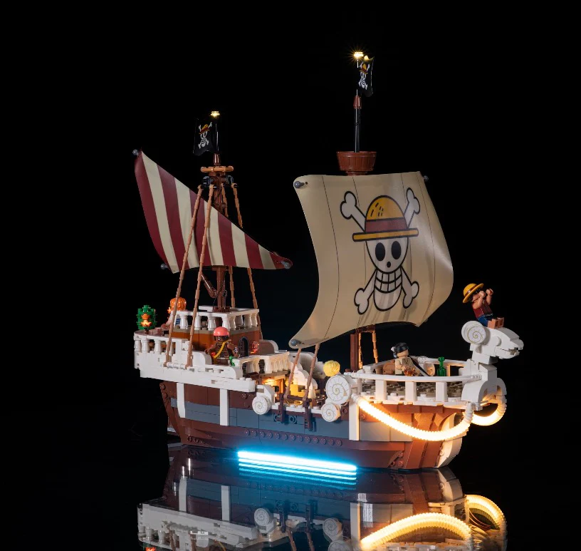 One Piece The Going Merry Pirate Ship 75639 Custom Lighting Kit for LEGO® Set