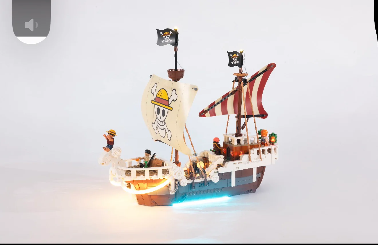 One Piece The Going Merry Pirate Ship 75639 Custom Lighting Kit for LEGO® Set - Image 3