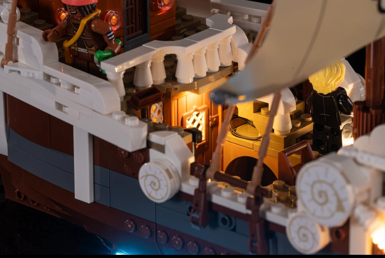 One Piece The Going Merry Pirate Ship 75639 Custom Lighting Kit for LEGO® Set - Image 5