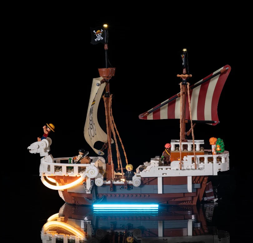 One Piece The Going Merry Pirate Ship 75639 Custom Lighting Kit for LEGO® Set - Image 9