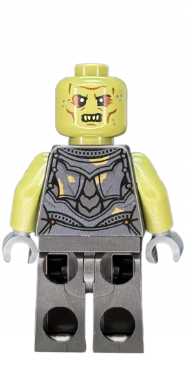 Orc - Olive Green Head, lor135 - LEGO® Lord of the Rings™ Minifigure - Image 2