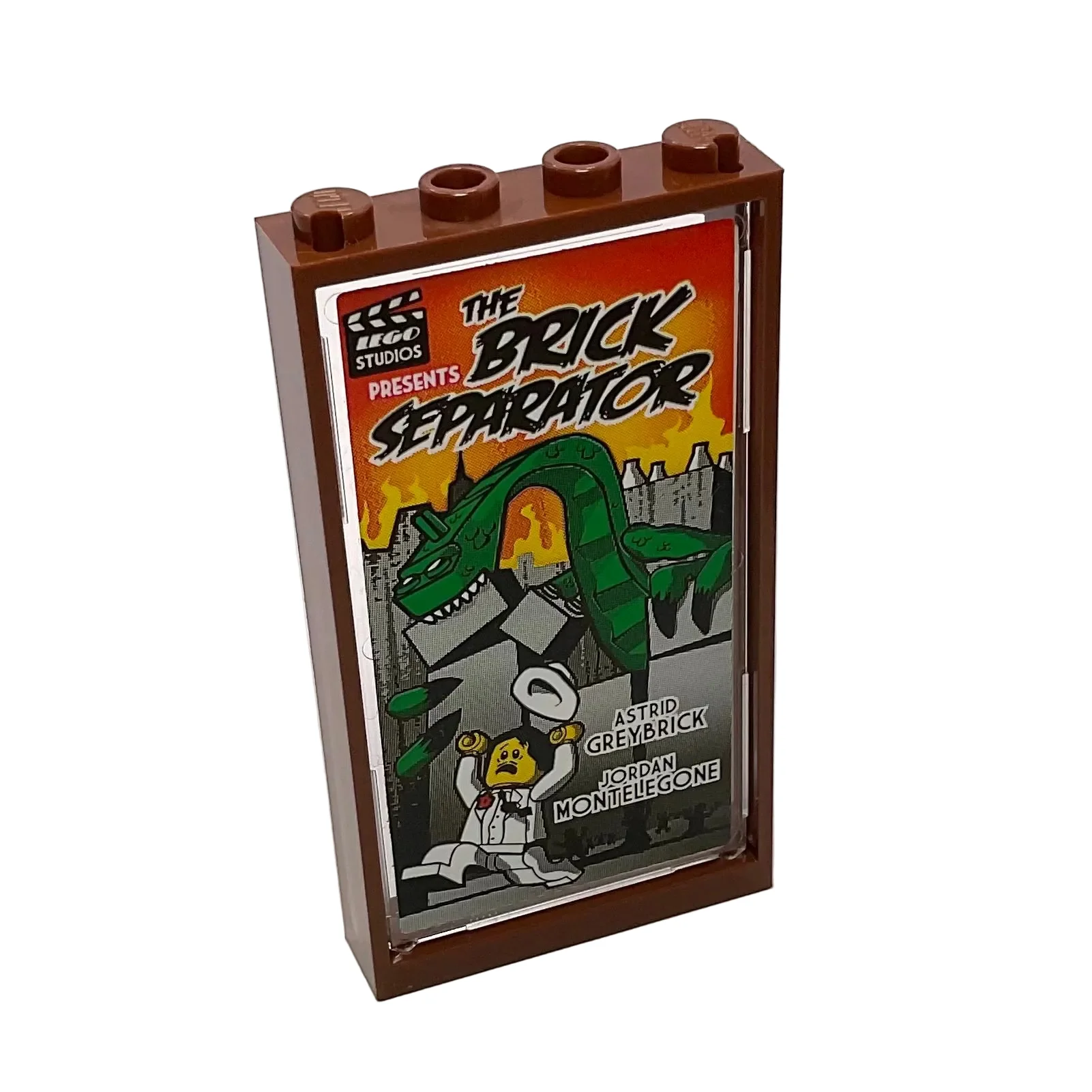 Palace Cinema Movie Poster 'THE BRICK SEPARATOR' Trans-Clear Window (Sticker) and Door Frame 1 x 4 x 6, Part# 57895pb017 + 60596