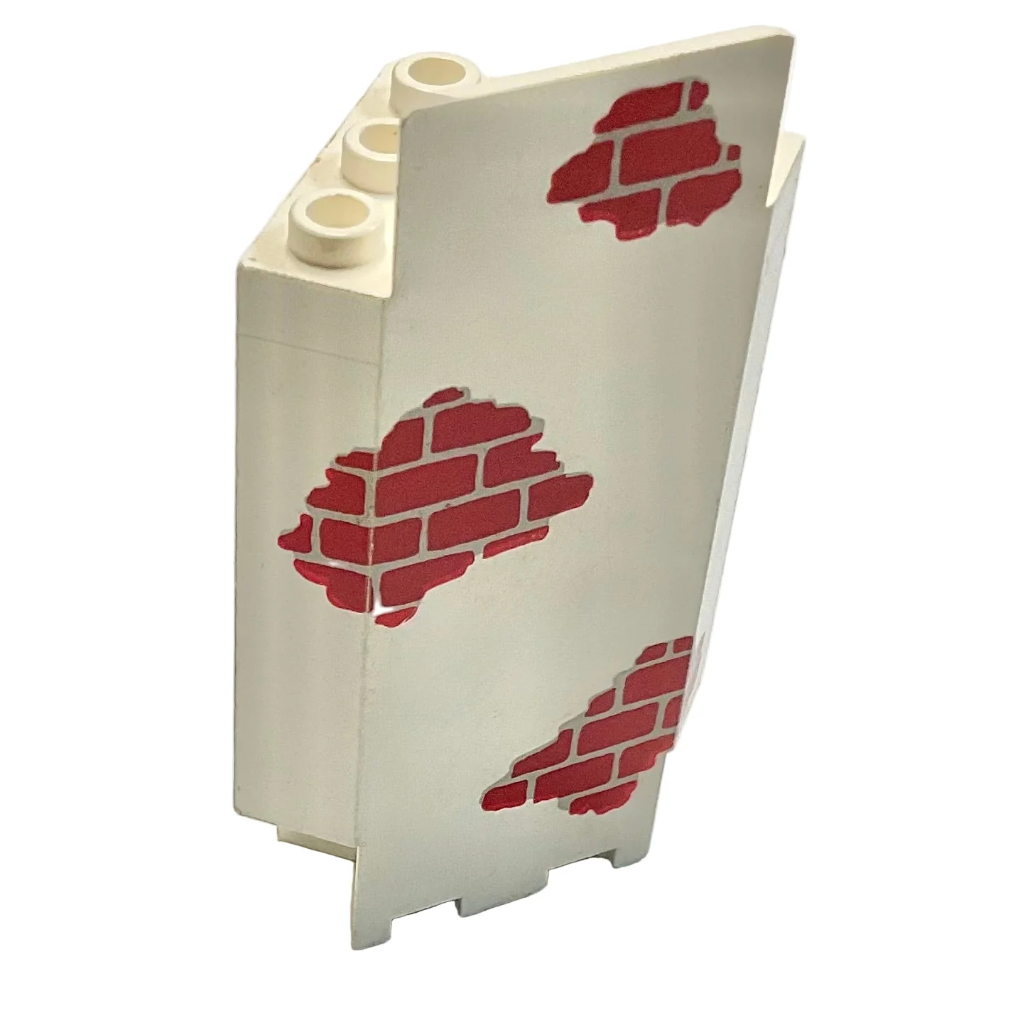 Panel 3x3x6 Corner Wall with Red Bricks Scattered Pattern, Part# 2345pb02 - Image 2
