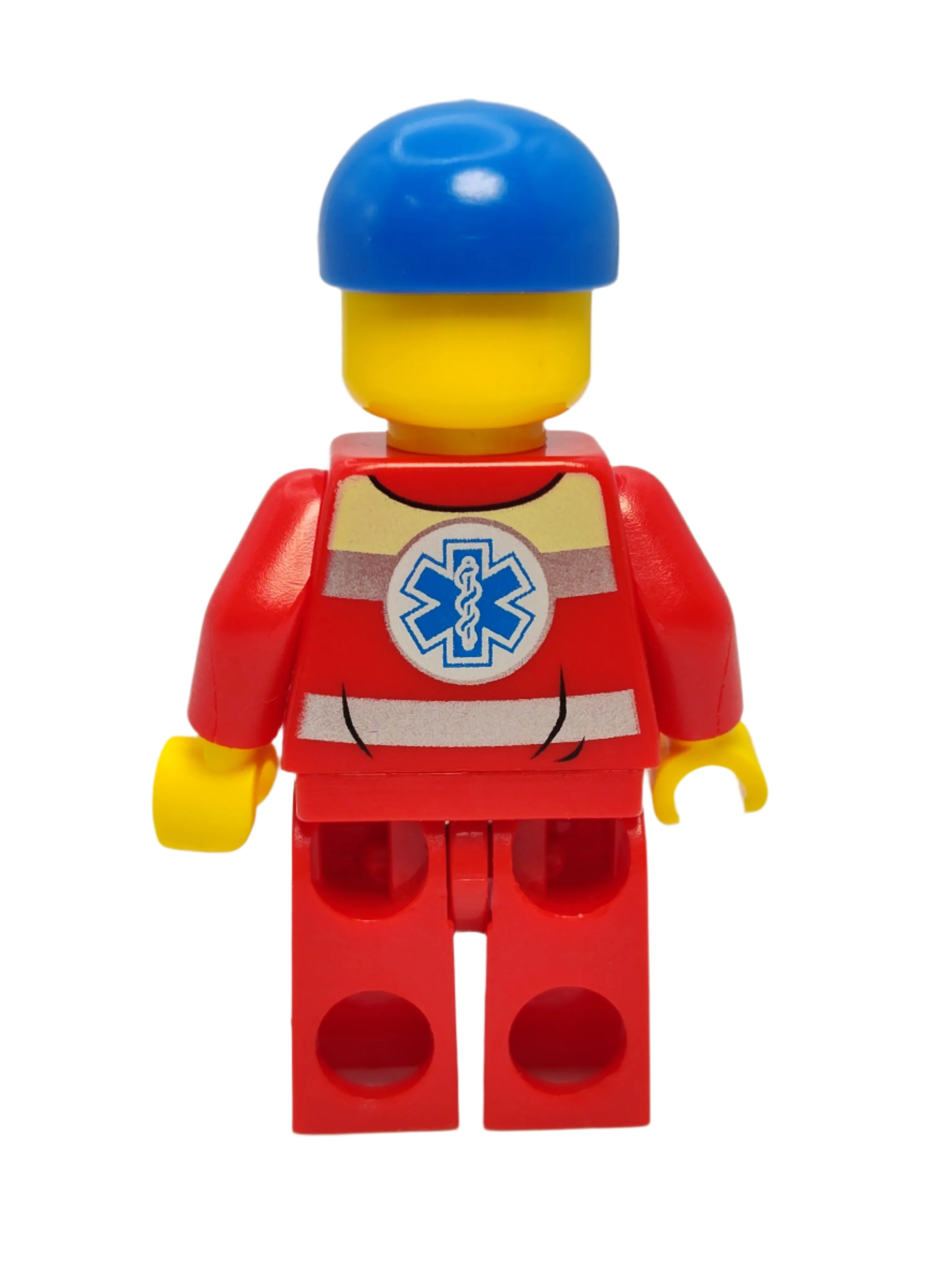Paramedic Female - Red Uniform and Blue Short Bill Cap, cty0317 - Image 3