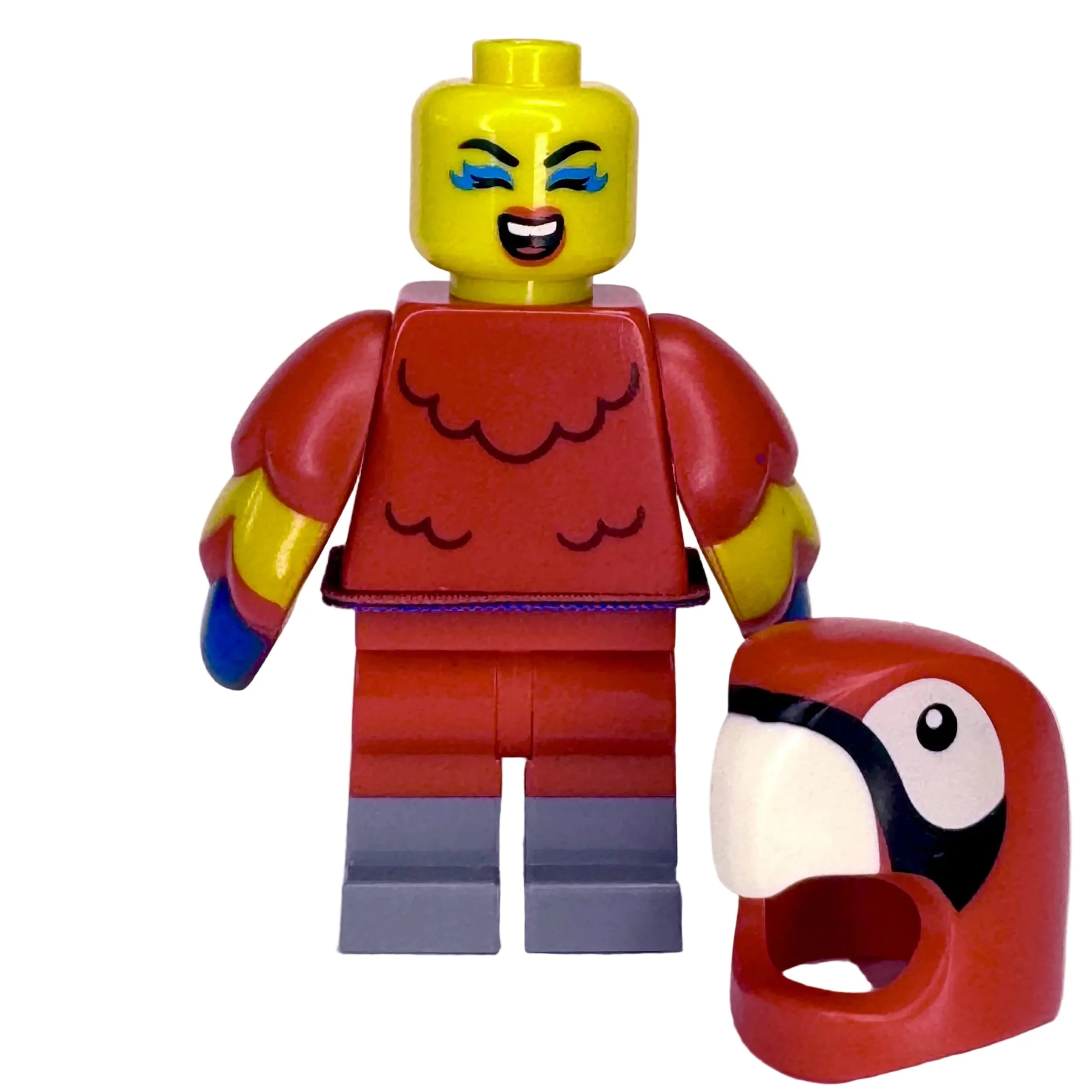 Parrot Costume Fan, col28-12 - LEGO® CMF Minifigure - Image 2