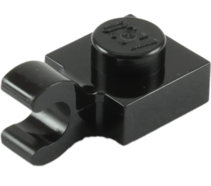 Plate, Modified 1x1 with Open O Clip (Horizontal Grip), Part# 61252