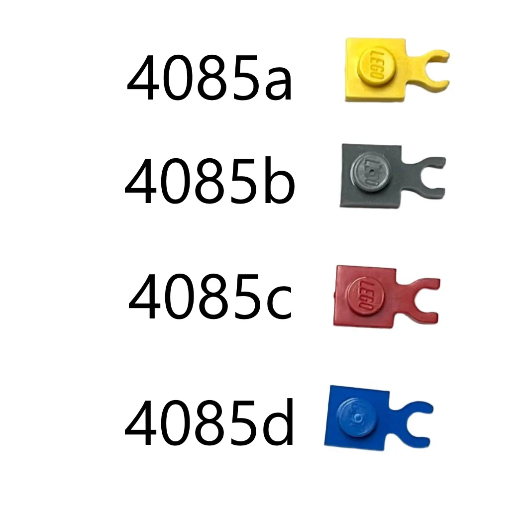 Plate, Modified 1x1 with Open O Clip Thick (Vertical Clip), Part# 4085d - Image 12