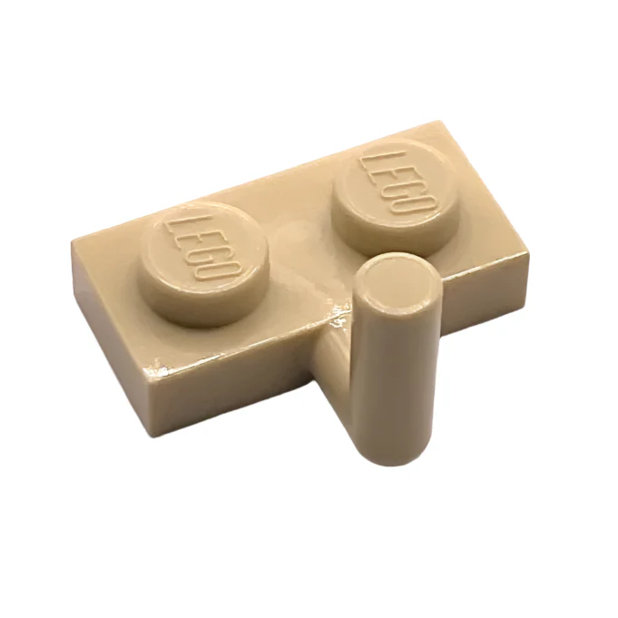 Plate, Modified 1x2 with Bar Arm Up (Horizontal Arm 5mm), Part# 4623b - Image 10