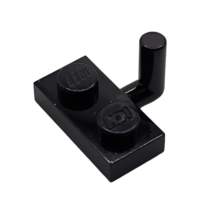 Plate, Modified 1x2 with Bar Arm Up (Horizontal Arm 5mm), Part# 4623b - Image 3