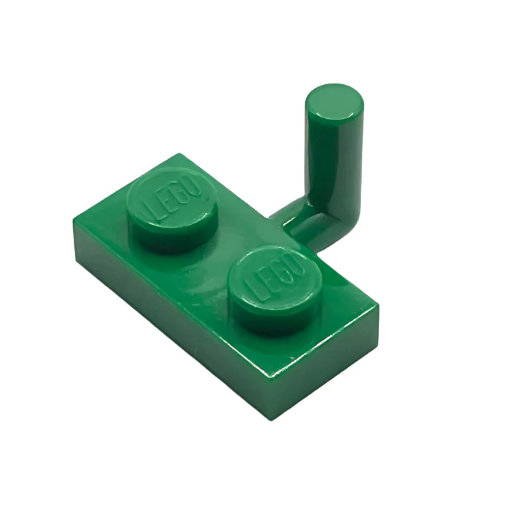 Plate, Modified 1x2 with Bar Arm Up (Horizontal Arm 5mm), Part# 4623b - Image 7