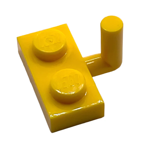 Plate, Modified 1x2 with Bar Arm Up (Horizontal Arm 5mm), Part# 4623b - Image 8