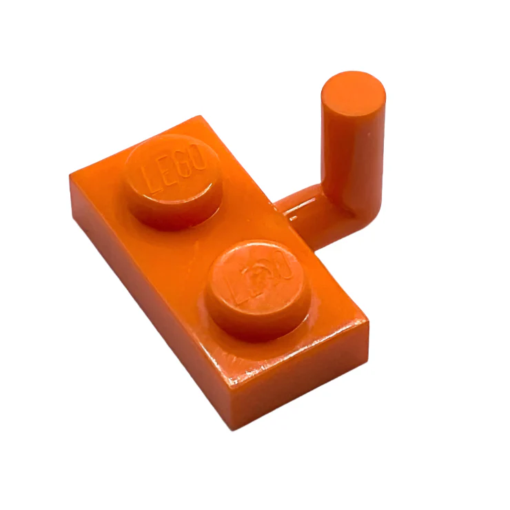 Plate, Modified 1x2 with Bar Arm Up (Horizontal Arm 5mm), Part# 4623b - Image 9