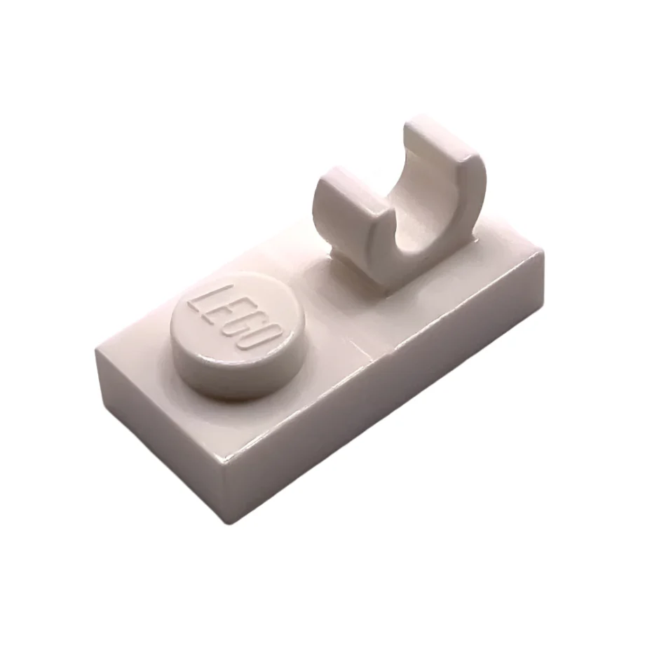 Plate, Modified 1x2 with Open O Clip on Top, Part# 44861 - Image 6