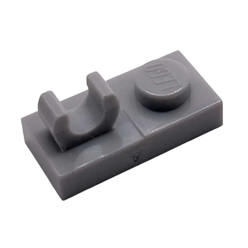 Plate, Modified 1x2 with Open O Clip on Top, Part# 44861 - Image 7