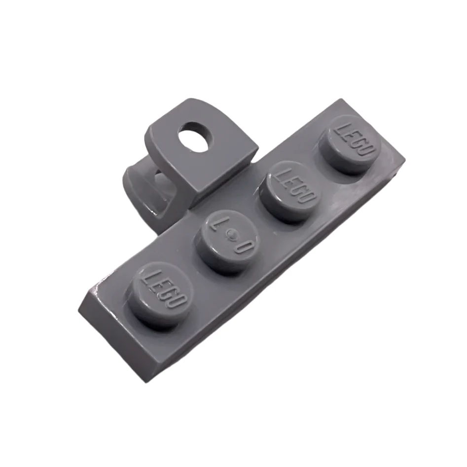 Plate, Modified 1x4 with Tow Ball Socket, Flattened with Holes, Part# 98263