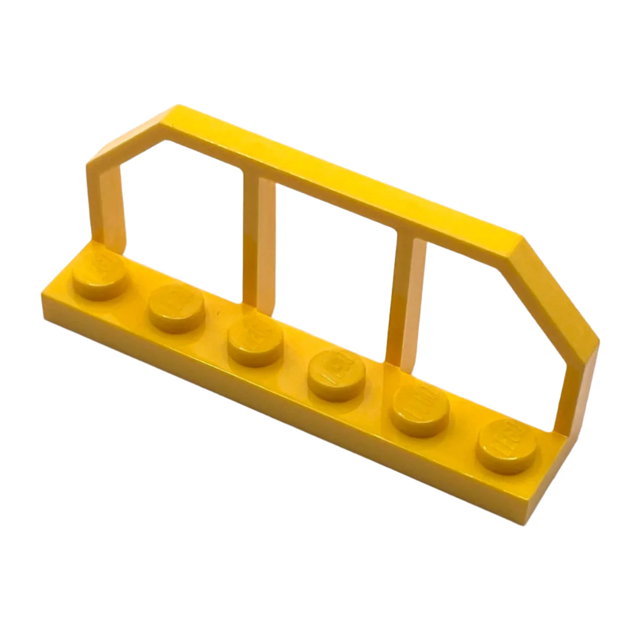 Plate, Modified 1x6 with Train Wagon End/Fence, Part# 6583 - Image 2