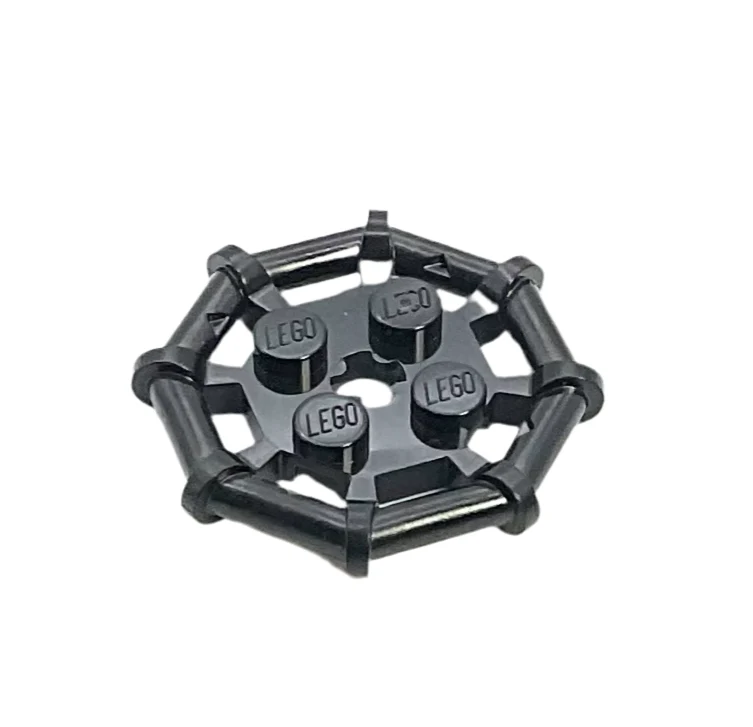 Plate, Modified 2x2 with Bar Frame Octagonal, Reinforced, Completely Round Studs, Part# 75937