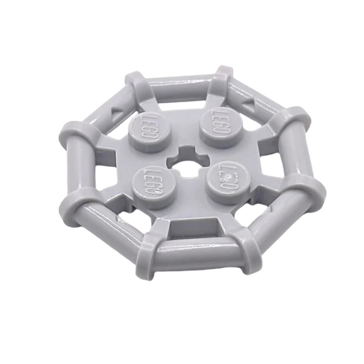 Plate, Modified 2x2 with Bar Frame Octagonal, Reinforced, Completely Round Studs, Part# 75937 - Image 5