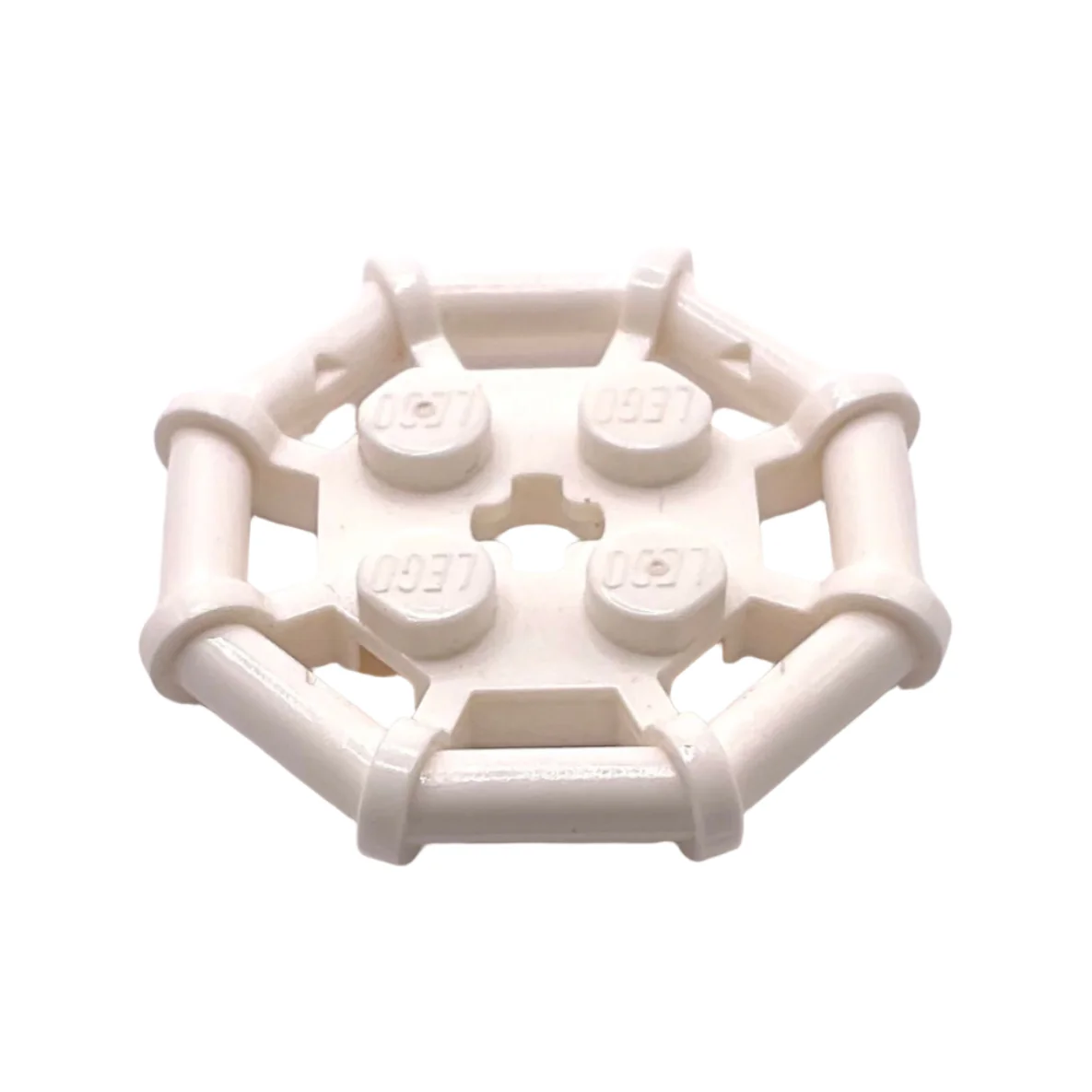 Plate, Modified 2x2 with Bar Frame Octagonal, Reinforced, Completely Round Studs, Part# 75937 - Image 6