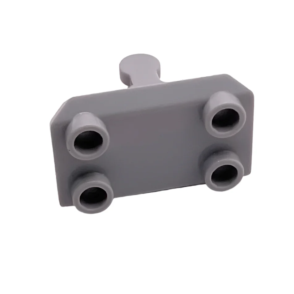 Plate Modified 2x3 Inverted with 4 Studs and Bar Handle on Bottom (Rocker Plate), Part# 30166 - Image 4
