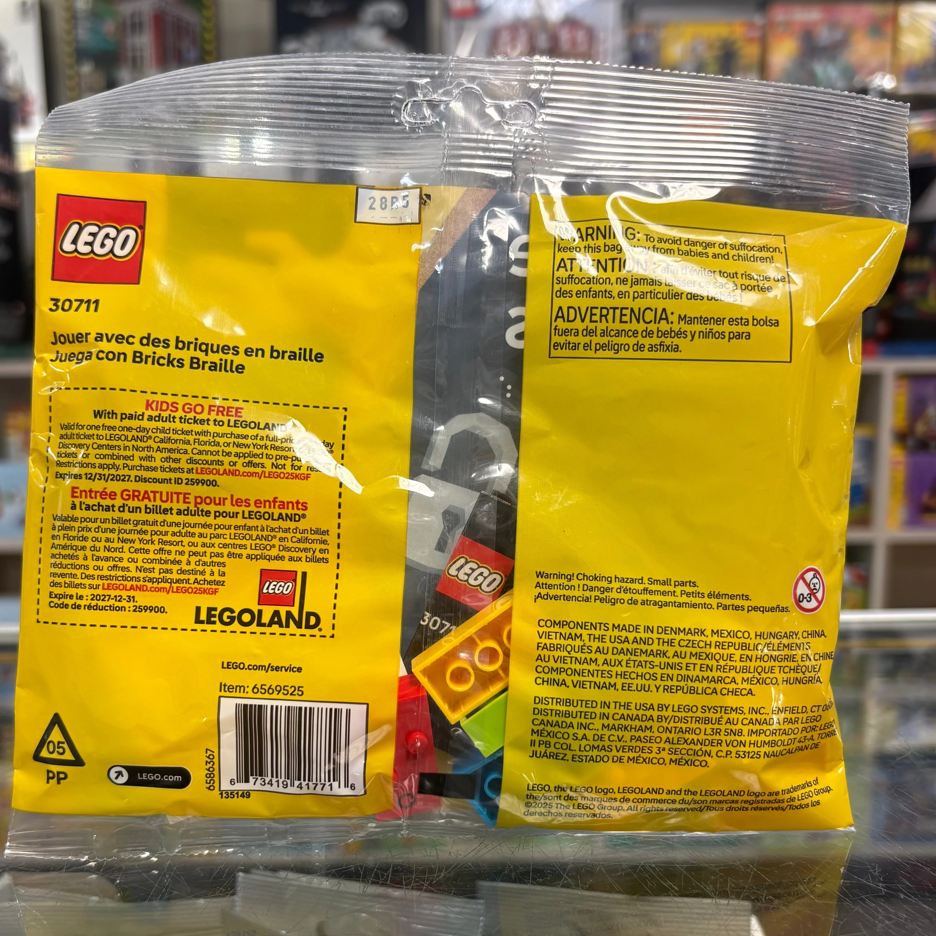 Play with Braille Bricks Paper Bag / Polybag, 30711 - LEGO® Braille Bricks Set - Image 2
