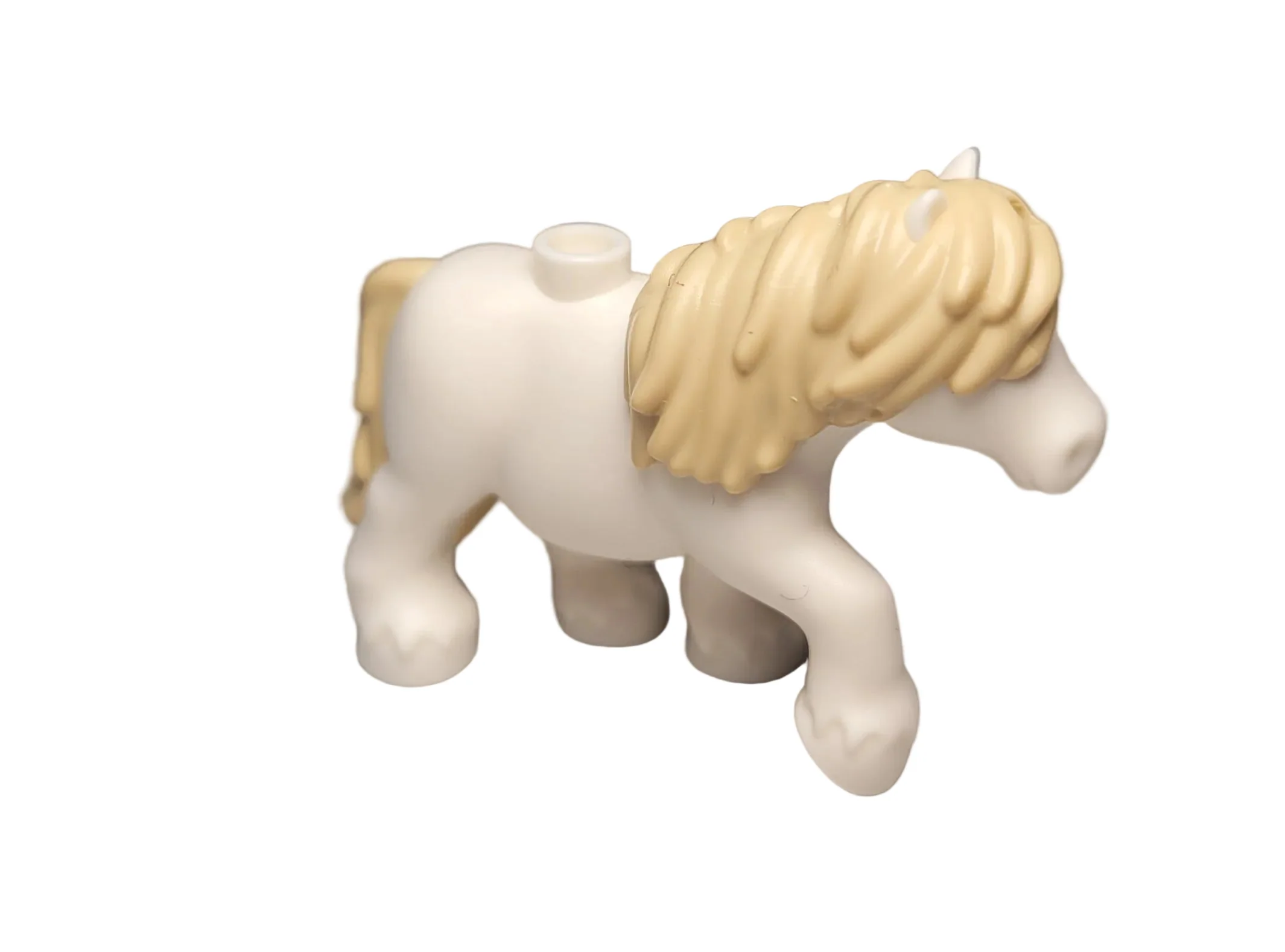 Pony with Tan Mane, 112160pb03 - LEGO® Friends Animal - Image 2