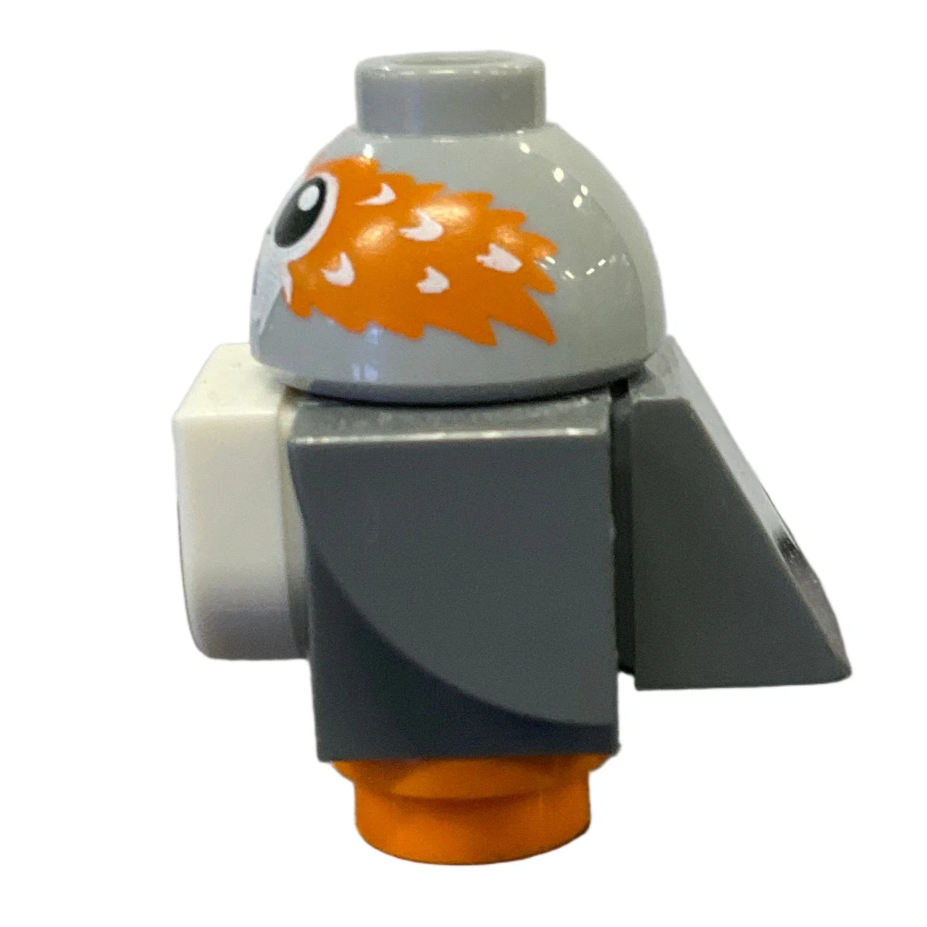 Porg, Star Wars with Dark Bluish Gray Body, Wings and Tail, High Raised Feathers between Eyes - Brick Built, porg06 - Image 2