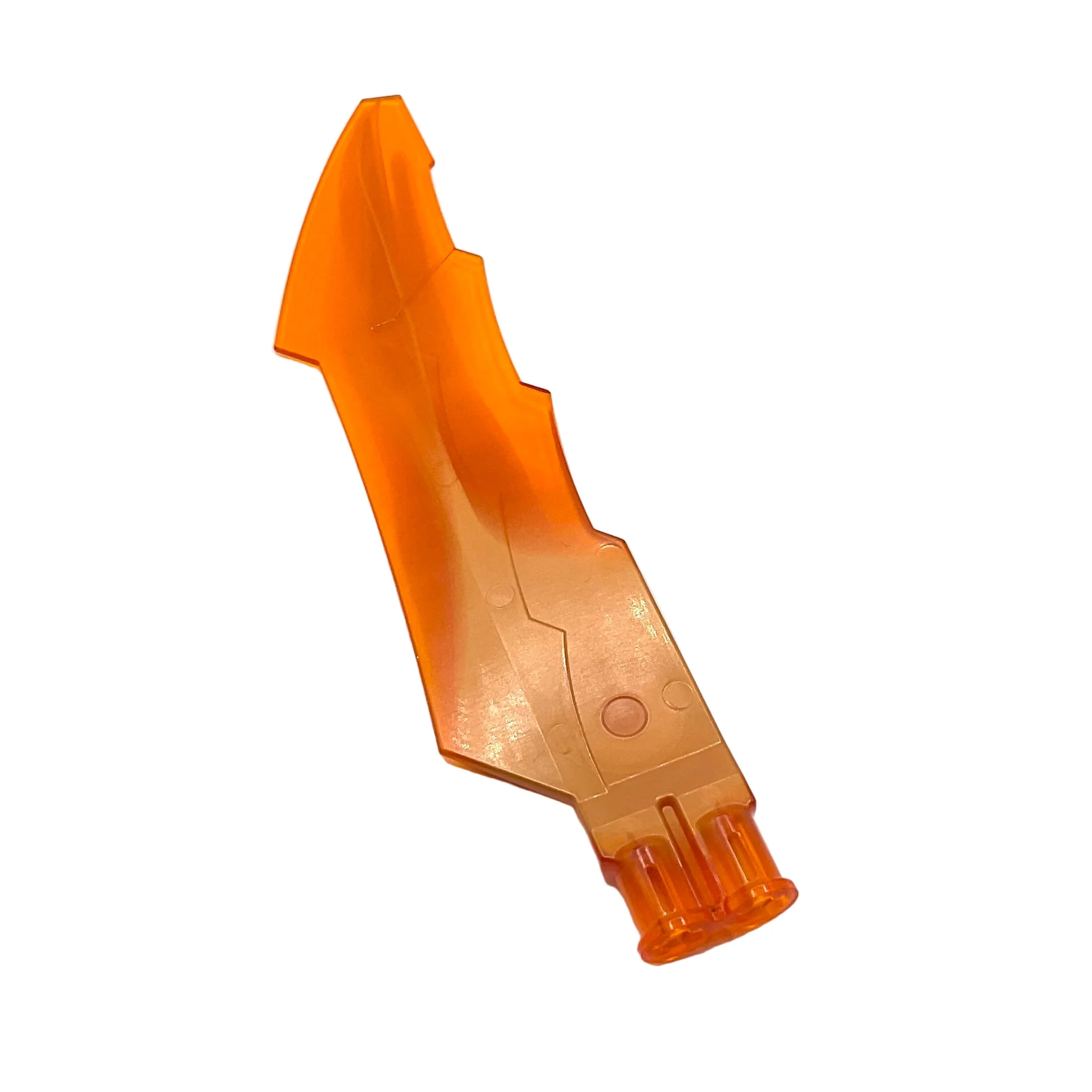 Propeller 1 Blade 14L with 2 Axle Holes and Jagged Edges (Sword Blade) with Marbled Pearl Gold Pattern, Part# 79895pb01 - Image 2