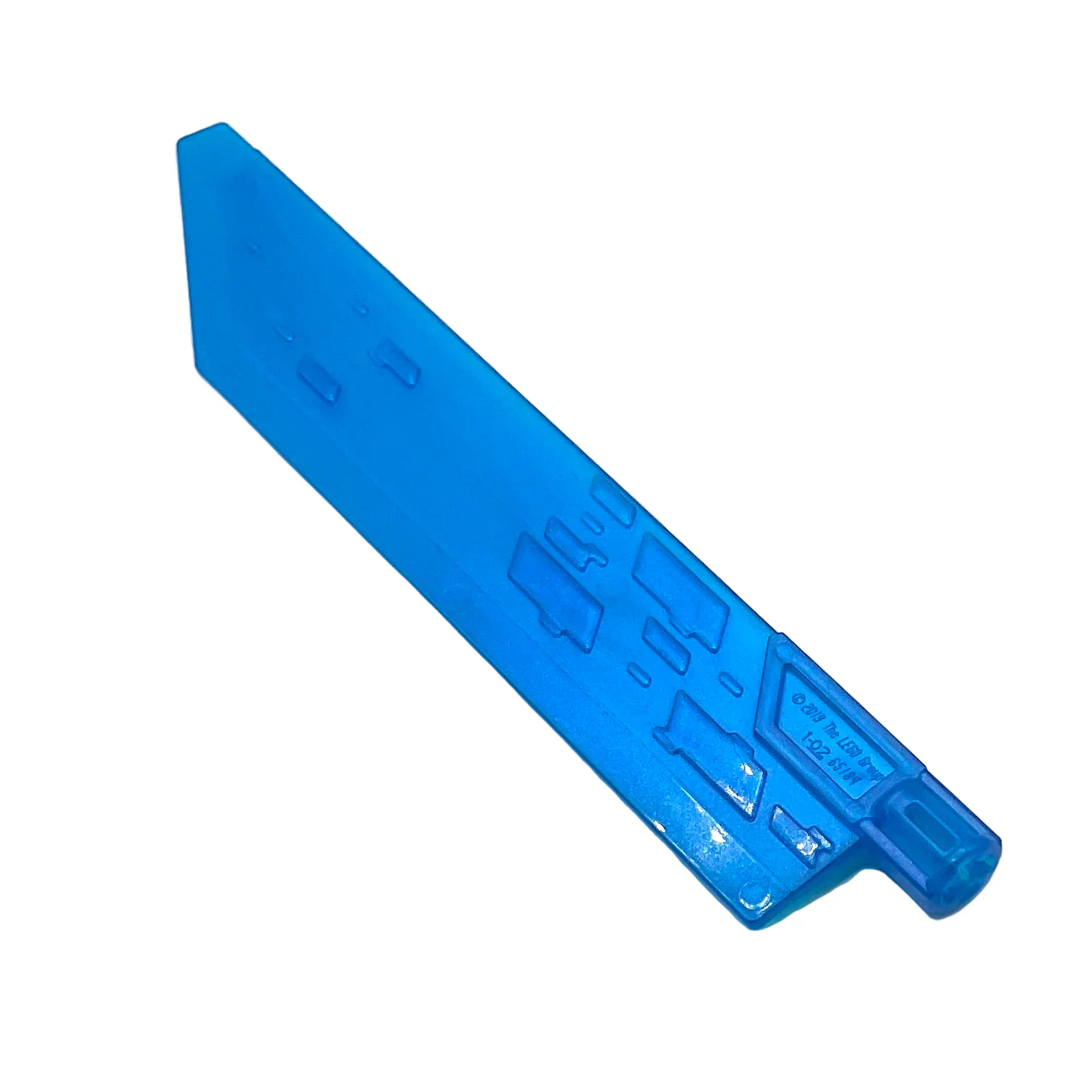 Propeller 1 Blade 14L with Axle Hole (Sword Blade), Part# 65184 - Image 2